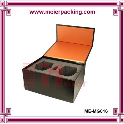 China Custom personal care bottle closure paper box, flip magnet paper box ME-MG016 for sale