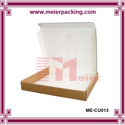 China Kraft paper packaging box for T-shirt, custom paper gift box, shipping box ME-CU013 for sale