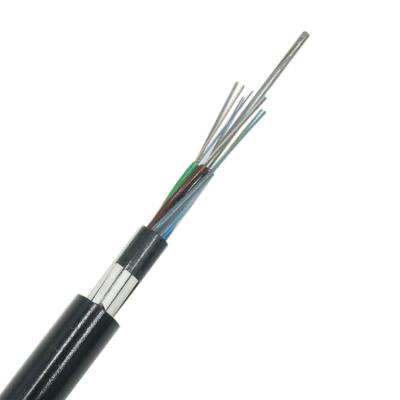 China El vidrio aéreo cuenta un cuento 24 tipos ODM del cable GYFTY73 de la fibra de la base del OEM en venta