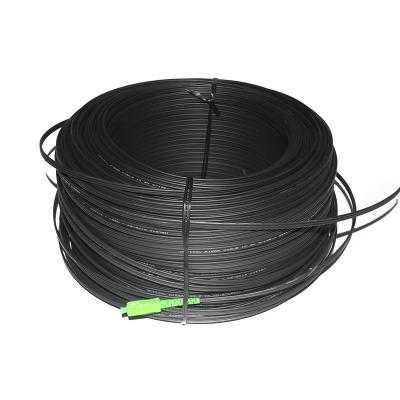 China SC APC UPC FTTH Fiber Optic Drop Cable G657A G652D Simplex Duplex for sale