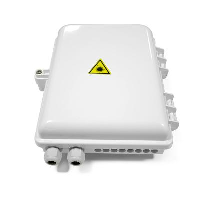 China FTTH 16 Core Distribution Box , Plastic Fiber Optic Splicing Box IP66 Waterproof for sale