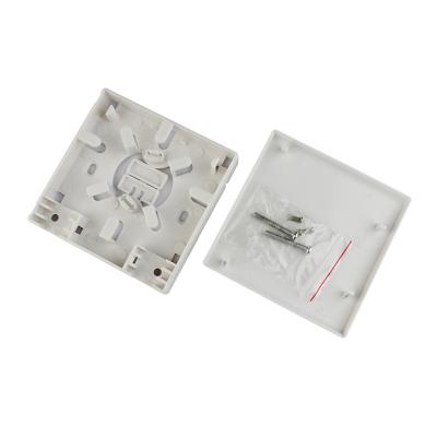 China FTTH 2 Port 86 Fiber Optic Terminal Box Faceplate For Wall Socket for sale