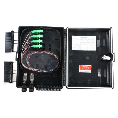 China Small Fiber Optic Terminal Box , Drop Cable Box 16 Port for FTTH for sale