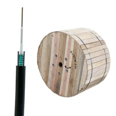China Outdoor  Armored 12 Core Single mode GYXTW Fiber Optic Cable Price List for sale