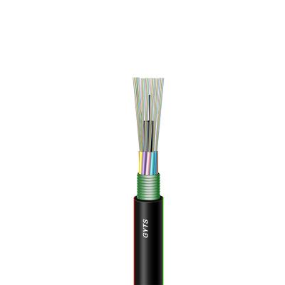 China Outdoor Direct Buried Fiber Optic 12 Core Cable G.652D With PE Sheath for sale