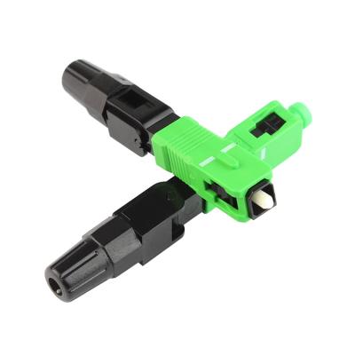 China SC APC UPC Fiber Optic Connector Quick With RoHS ISO9001 Compliant for sale