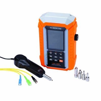 China Orange Color FTTH Fiber Optic Power Meter All In One With 3.5