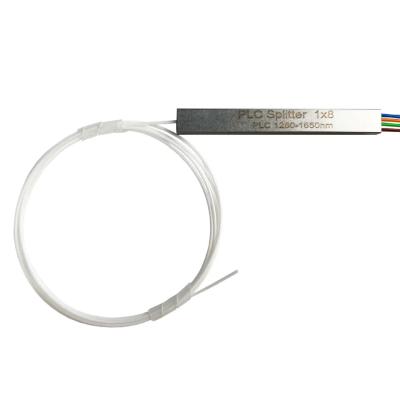 China PLC 0.9mm do divisor da fibra de Mini Steel Tube 1x4 1 medidor sem conector à venda