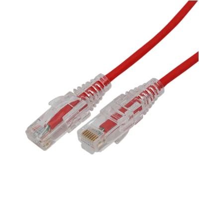 China Customized Cat6A Ethernet Patch Cable , S FTP Slim Patch Cord With 5m 1m Length for sale