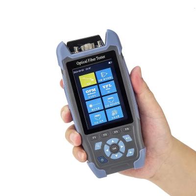 China Mini OTDR Fiber Test Equipment , 12 In 1 Fiber Optic Reflectometer With Touch Screen for sale