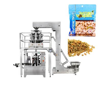 China 10 Heads Premade Pouch Doypack Packing Machine For Nuts Bean Grain Dry Fruits for sale