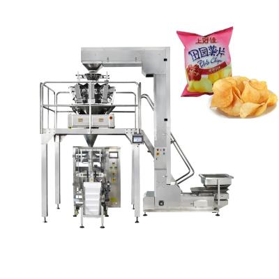China Potato Chips Automatic Food Snacks Nut Pouch Packing Machine With Nitrogen for sale
