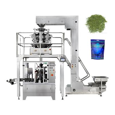 China Rotary Premade Bag Biltong Packing Machine With Zipper 50 Bags/Min for sale