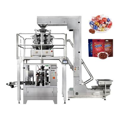 China Tea Chocolate Rotary Doypack Packing Machine With Multihead Weigher for sale