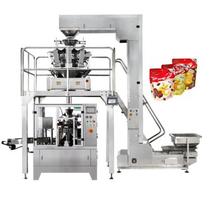 China Full Automatic Chips Rotary Filling Machine Pouch Type for sale