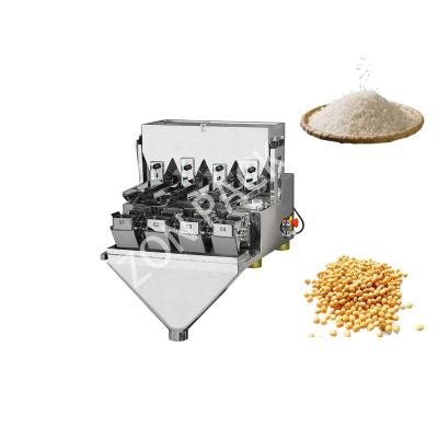 China 4 Head Linear Weigher 300g 500g 1000g 2000g Weighing For Rice Bean for sale