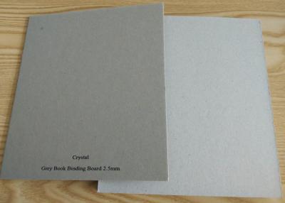 Chine Carton 1250gsm gris solide dur réutilisé de papier de rigidité pour la couverture de livre mate à vendre