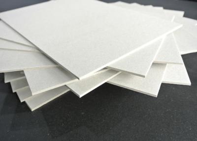 China Grade A Grey Chip Board with 100% Recycled Paper SGS Certificate Anti-Curl Cardboard Sheets for sale