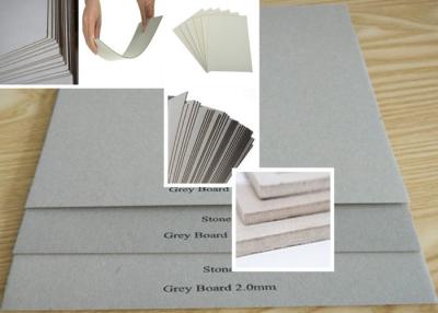 China Strong stiffness Grey Chip Board for making Refugees House / bookcover for sale