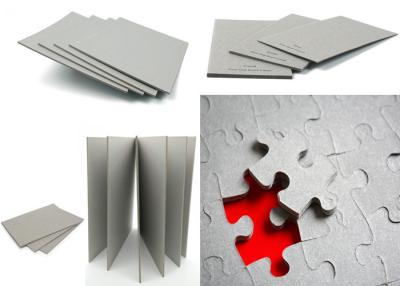China 1200gsm / 2.04mm folding resistance Gray Paperboard / one layer Grey Back Board for sale