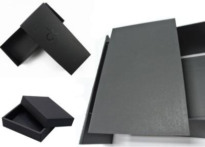 China O GV qualificou as caixas pretas grossas Degradable do pacote do cartão usadas à venda
