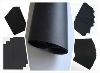China Smooth Surface Two Side Coated Black Paper On A Roll For Shopping Bag 787 mm Width for sale
