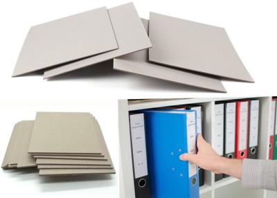 China Encuadernación gris laminada sin recubrimiento del papel de tablero para la cubierta de libro a prueba de humedad en venta