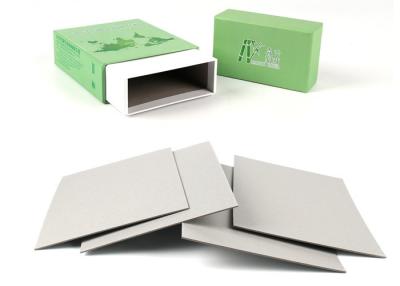 China Papel gris reciclado del conglomerado de la pulpa mezclada de antienrollamiento para la caja del cartón en venta
