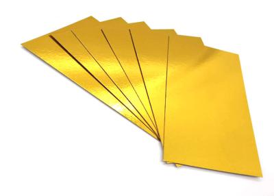 China Grey Back Cake Boards Metalized Shiny Laminated Gold Foil Paper for sale
