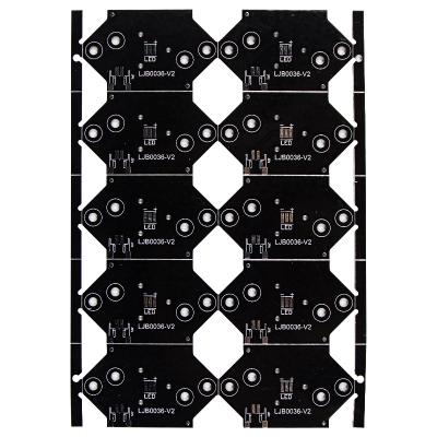 China 2.0mm Black Solder Heavy Copper PCB Circuit Board For Wall Lamp for sale