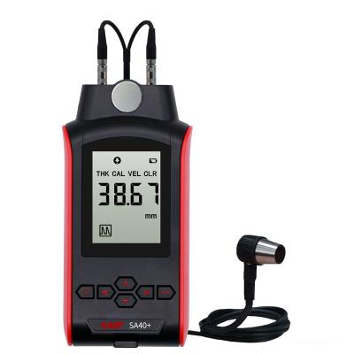 中国 Portable wall thickness gauge SA40+ with normal and multiple echo(MEC)  mode in red or black color 販売のため