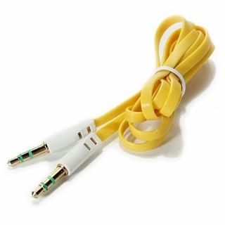 China New Multi Color 3 FT 3.5mm 1/8 Aux Cable Cord Flat Audio Wire for Apple iPhone 5 for sale