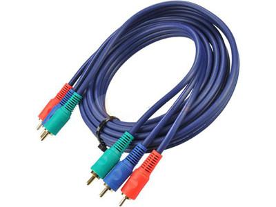 China 3RCA male to 3RCA male cable with golden plated for sale