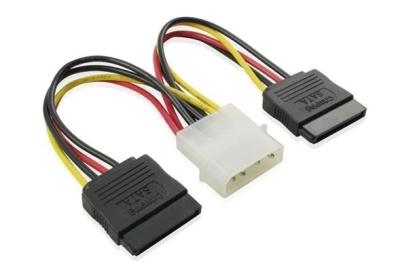China SATA power cable for computer Hard Drive,SATA 4P/ 2*15P POWER CABLE 35mm for sale