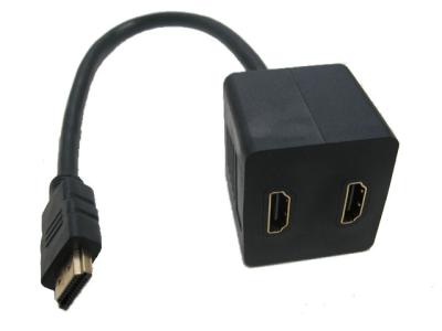 China Gold plated HDMI male to female splitter cable adapter made in china for sale