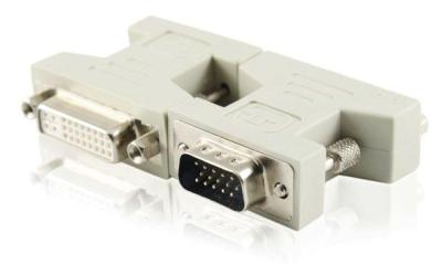 China DVI to VGA DVI-I(24+5) female to D-Sub 15P male Adapter Converter for sale