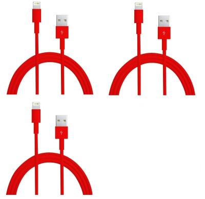 China colorful USB to 8PIN Charging and Data sync cable cord for 5 5s 5c iPod Touch 5 Red for sale