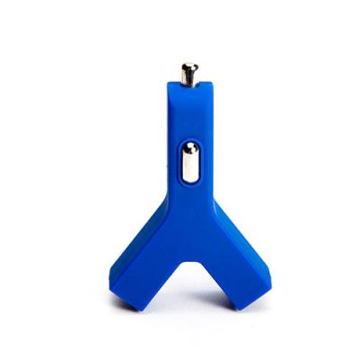 China Cigarette lighter socket car charger stylish Y Shape style charger3.1A dual USB 2port Blue for sale