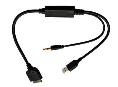 China BMW cable Interface AuxInput USB Charge Adapter 30PIN Connector for iPod iPhone Data Cable for sale