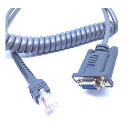 China 7ftCoiledMotorola Symbol cable RS232 Cable For use with LS1203 LS2208 And LS4208 Scanners for sale