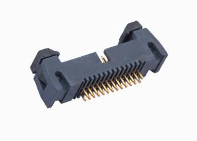 China Straight Shrouded Pin Header Connector Dual Row Short Latch 2.54mm 20 Pin for sale