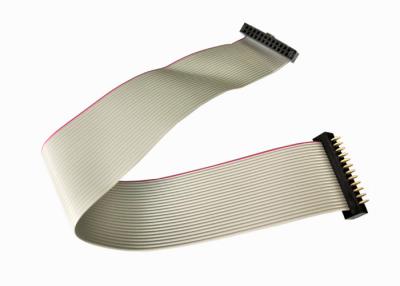 China 2.54mm 24 Pin Idc Ribbon Cable Assembly With IDC Socket RoHs Material for sale