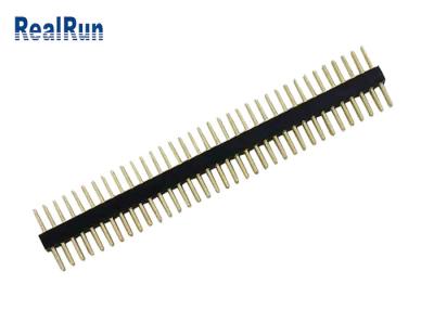 China PA6T PPS 1.9mm Height Round Pin Header Straight 70P LCP UL94V-0 for sale
