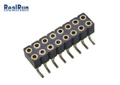 China PBT PA6T PPS L7.40 Female Header Connector 2.54mm Pitch SMT SMD ISO9001 for sale