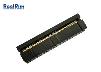 China 34P PBT IDC Connector Wire To Board 2.54Mm Pitch Gold Flash Insulator 3.0A for sale
