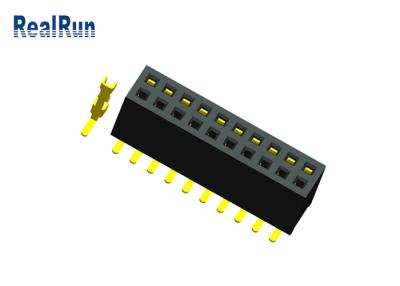 China 1.27 Mm Pitch Female Header Socket Double Row SMT 20 Pin Female Header for sale