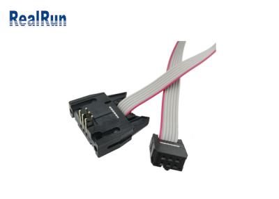 China 2x3P IDC Header IDC Flat Cable IDC Male Female Connectors Wire Harness Cable for sale