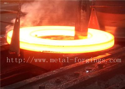 China Industrial ST52 ST60-2 Carbon Steel Flange / Large Forged Rings for sale
