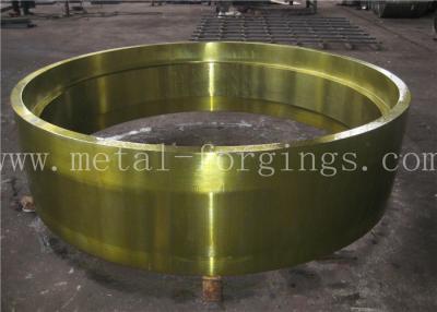China C50 AISI1050 Carbon Steel Forged Ring Hot Rolled Cylinder Forged Disc / Pipe for sale