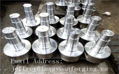China 17CrNiMo6 31CrMOV9 Alloy Steel Forged Shaft  Heat Treatment And Machined for sale